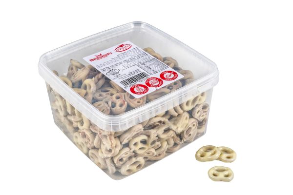 בייגלה שוקולד לבן OLIVIERO בד"צ  1/4 1KG