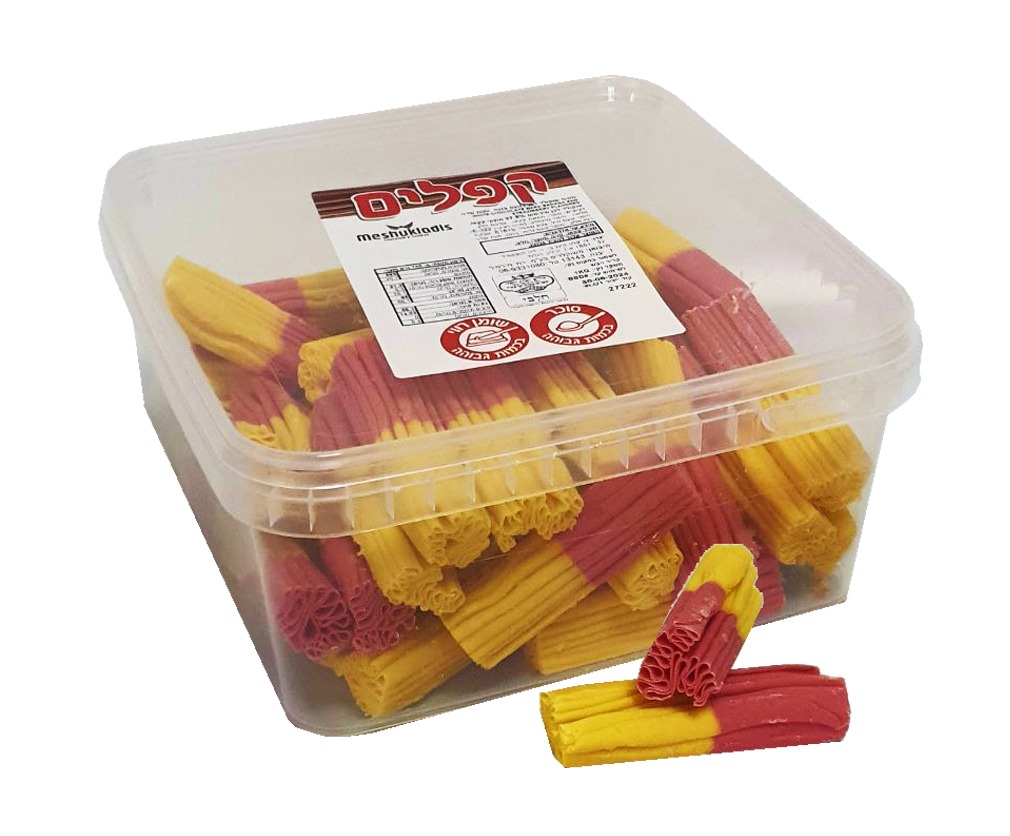 קפלים תות בננה M בד"צ קונטיינר 1KG
