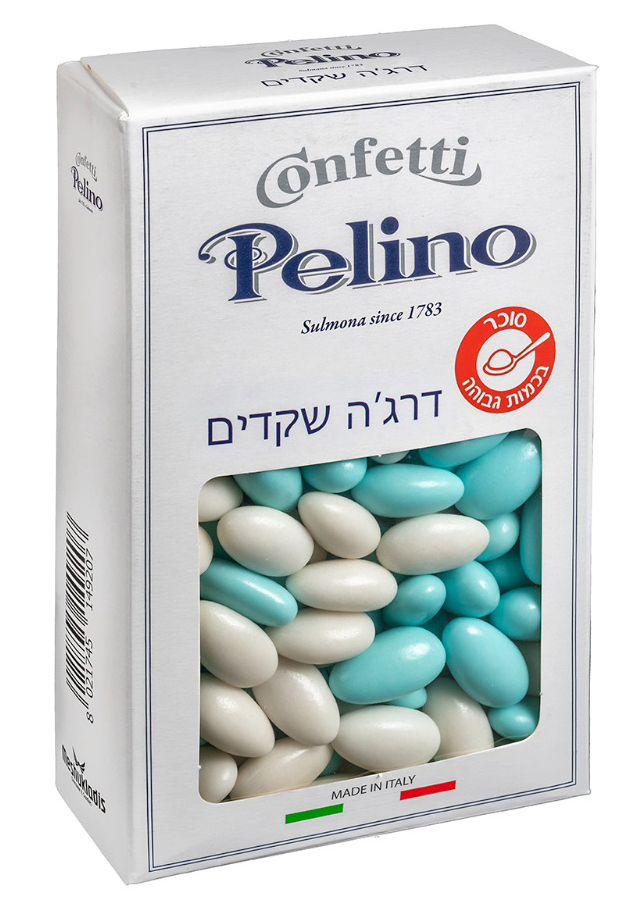 דרג'ה שקדים כחול/לבן בד"צ 1 ק"ג 1/8
