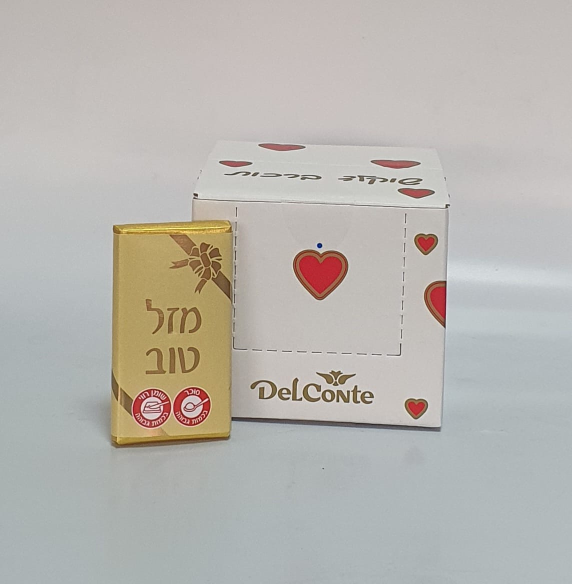 בר 25 גרם מזל טוב בד"צ 24 יח'