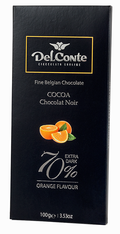 טבלת שוק' 70% מריר תפוז 100 גרם בד"צ 1/18