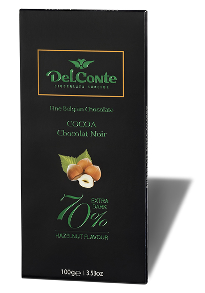 טבלת שוק' 70% מריר אגוזים 100 גרם בד"צ 1/18