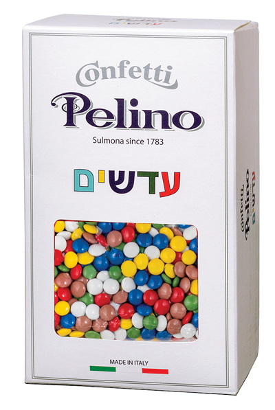 עדשים מיני מיקס 6 צבעים שוקולד מריר פרווה בד"צ 1 ק"ג 1/8