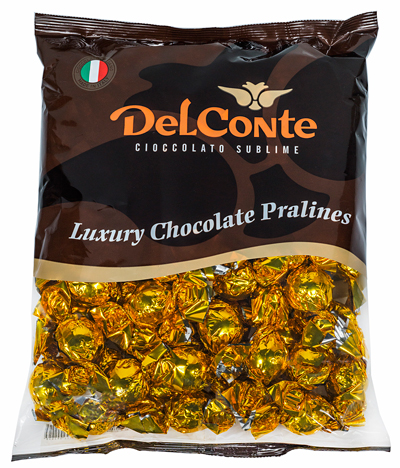 פרלין צהוב מבריק חלב/קרם אגוזים 1 ק"ג 1/6