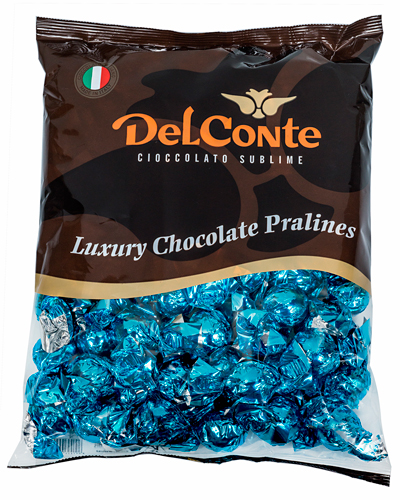 פרלין תכלת מבריק חלב/חלב 1 ק"ג 1/6