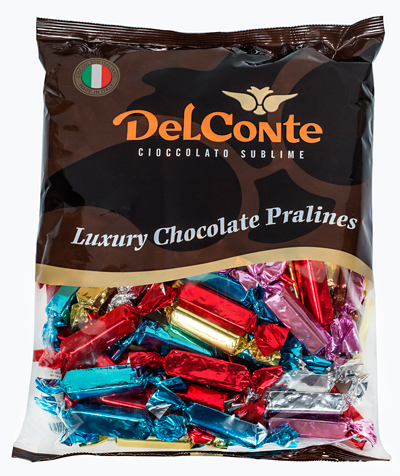 מיקס מלבן מבריק חלב/אגוזים 1 ק"ג 1/6