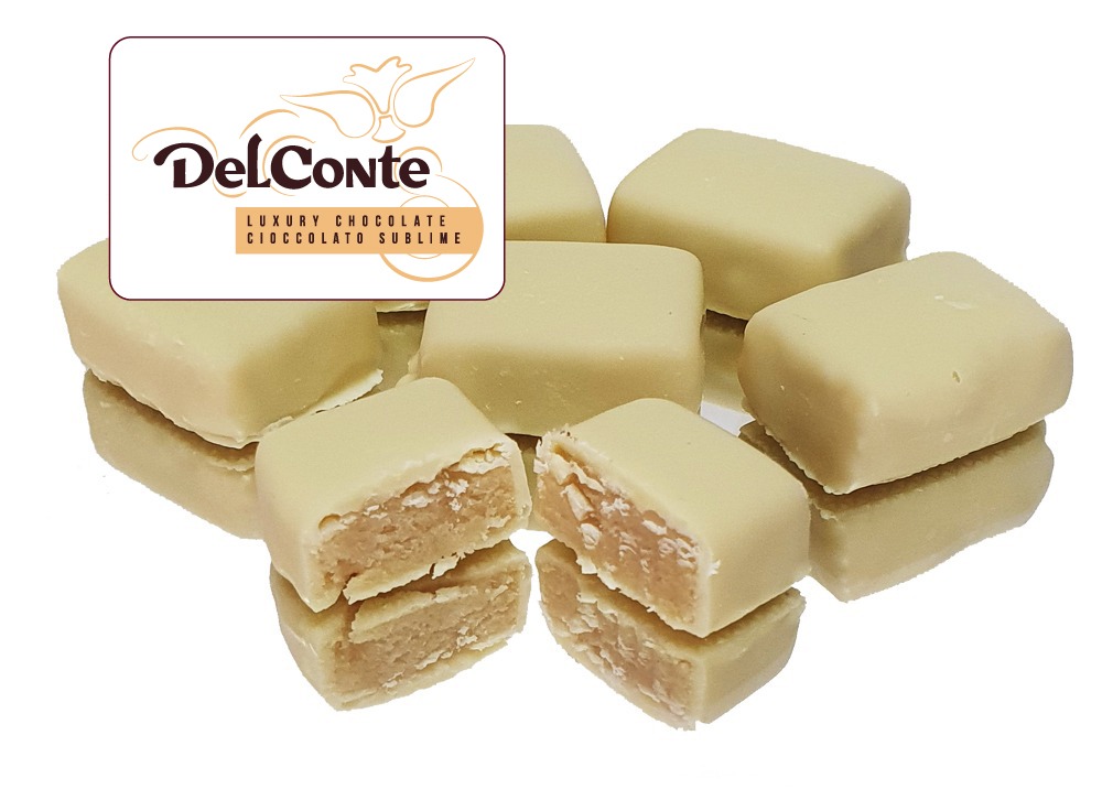 מרציפן שקדים מצופה בשוקולד לבן בד"צ 1.5 ק"ג 1/4