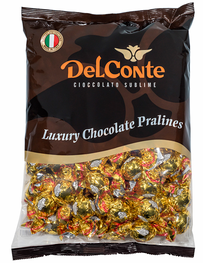 פרלין צהוב פס אדום בד"צ חלב ישראל חלב/קקאו 1 ק"ג 1/6