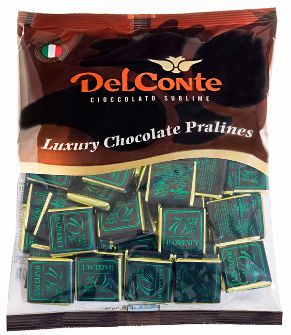 נפוליטן פרווה בד"צ - מריר 70% בטעם אגוזים 500 ג' 1/12