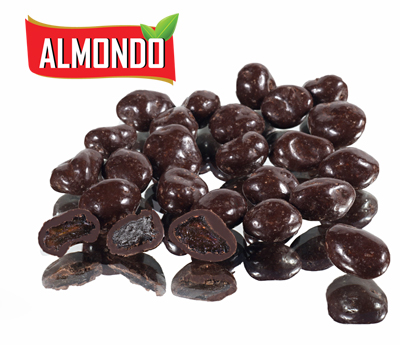 צימוק בשוקולד מריר פרווה בד"צ 1 ק"ג 1/6