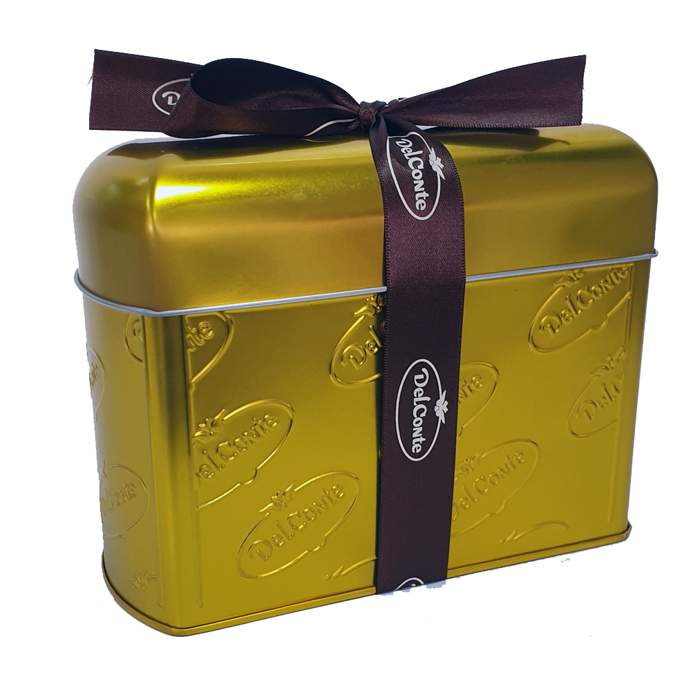 תיבת פח זהב עם סרט פרווה בד"צ 1/6