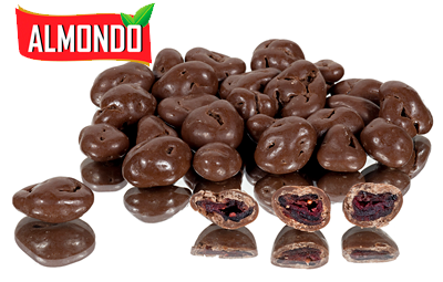 חמוציות בשוקולד חלב בד"צ חלב ישראל 1 ק"ג 1/6