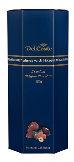 בונבוניירה משושה כחול 150 גרם 1/20