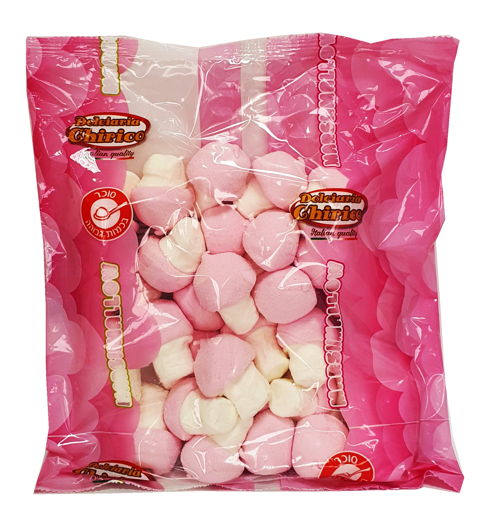 מרשמלו פטריה ורודה 450 גרם בד"צ 1/6