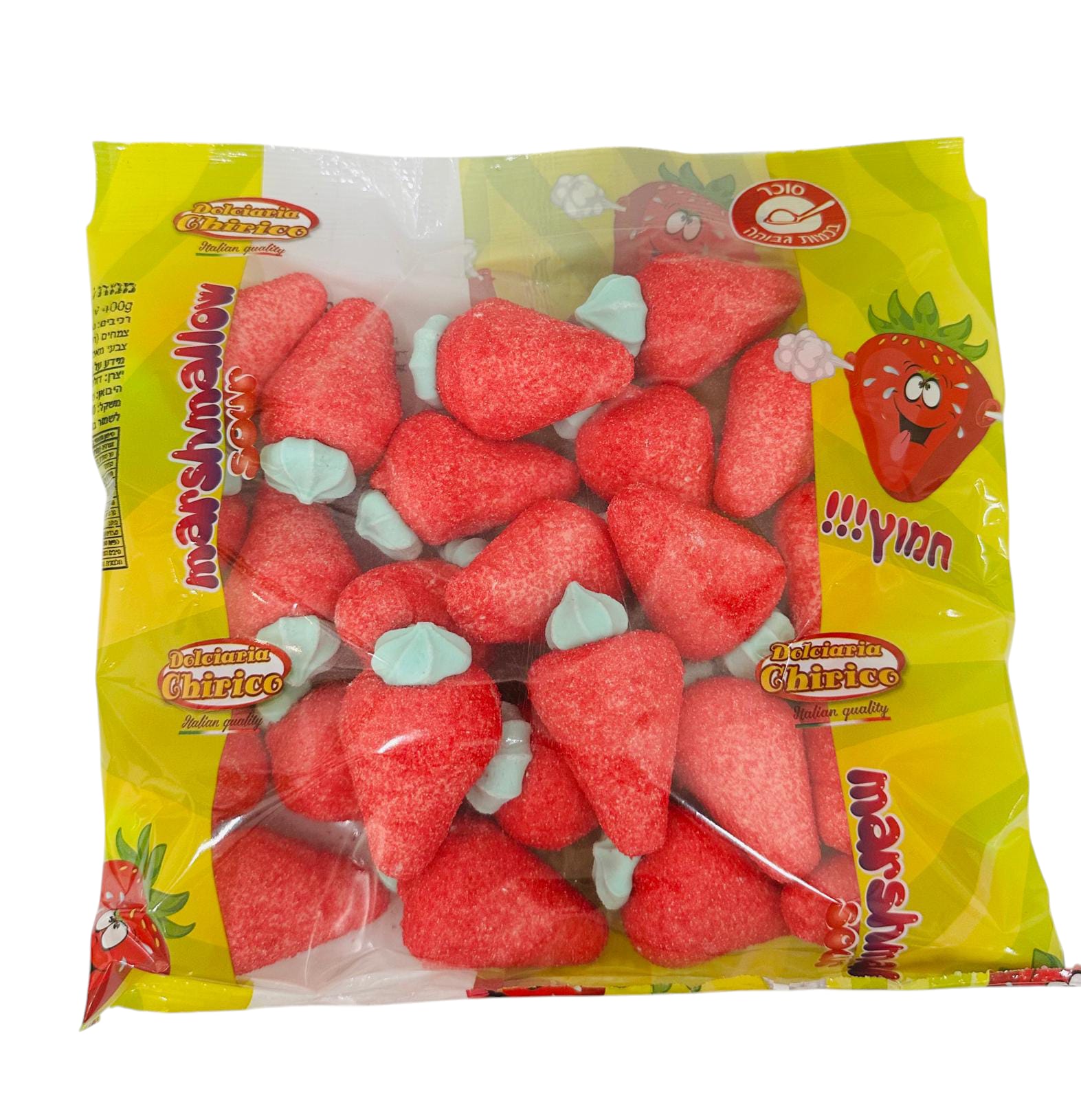 מרשמלו תות חמוץ 400 גרם בד"צ 1/6