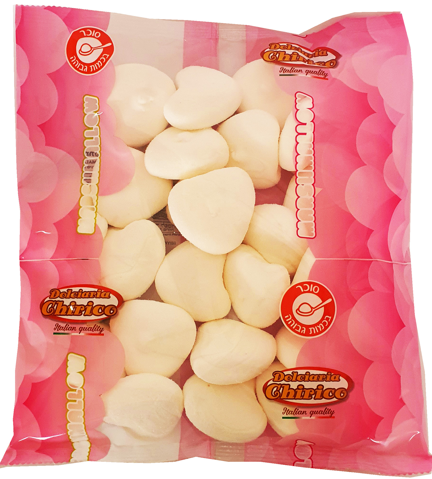 מרשמלו לב לבן 450 גרם בד"צ 1/6