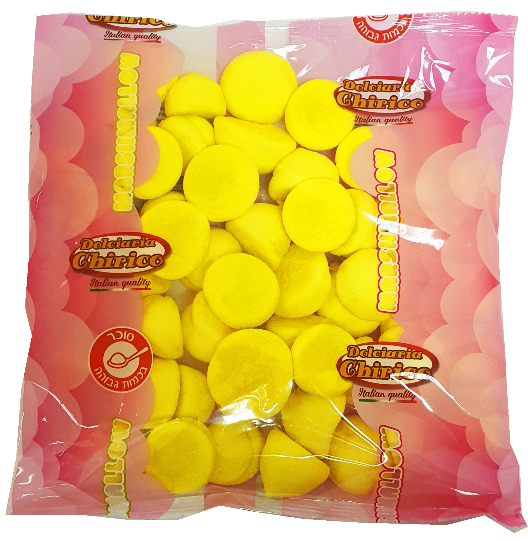 מרשמלו מיני גולף צהוב 450 גרם בד"צ 1/6