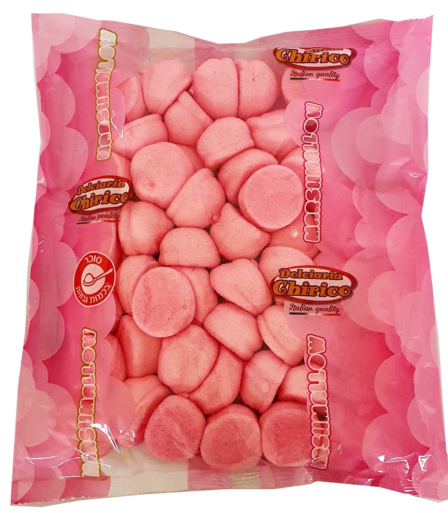 מרשמלו מיני גולף ורוד 450 גרם בד"צ 1/6