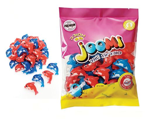 3D גו'מי מיקס דולפינים מעוצב פרווה בד"צ 500 גרם