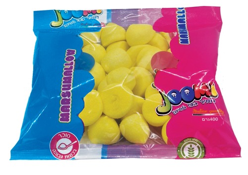 מרשמלו JOOMI מיני גולף צהוב 400 גרם בד"צ 1/7