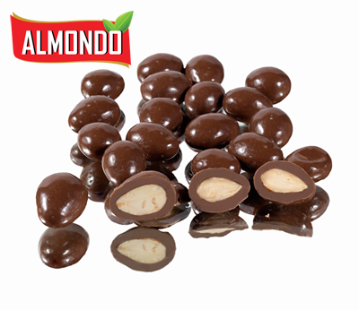 שקד בשוקולד חלב בד"צ חלב ישראל 1 ק"ג 1/6 CHOCOSUPPORT