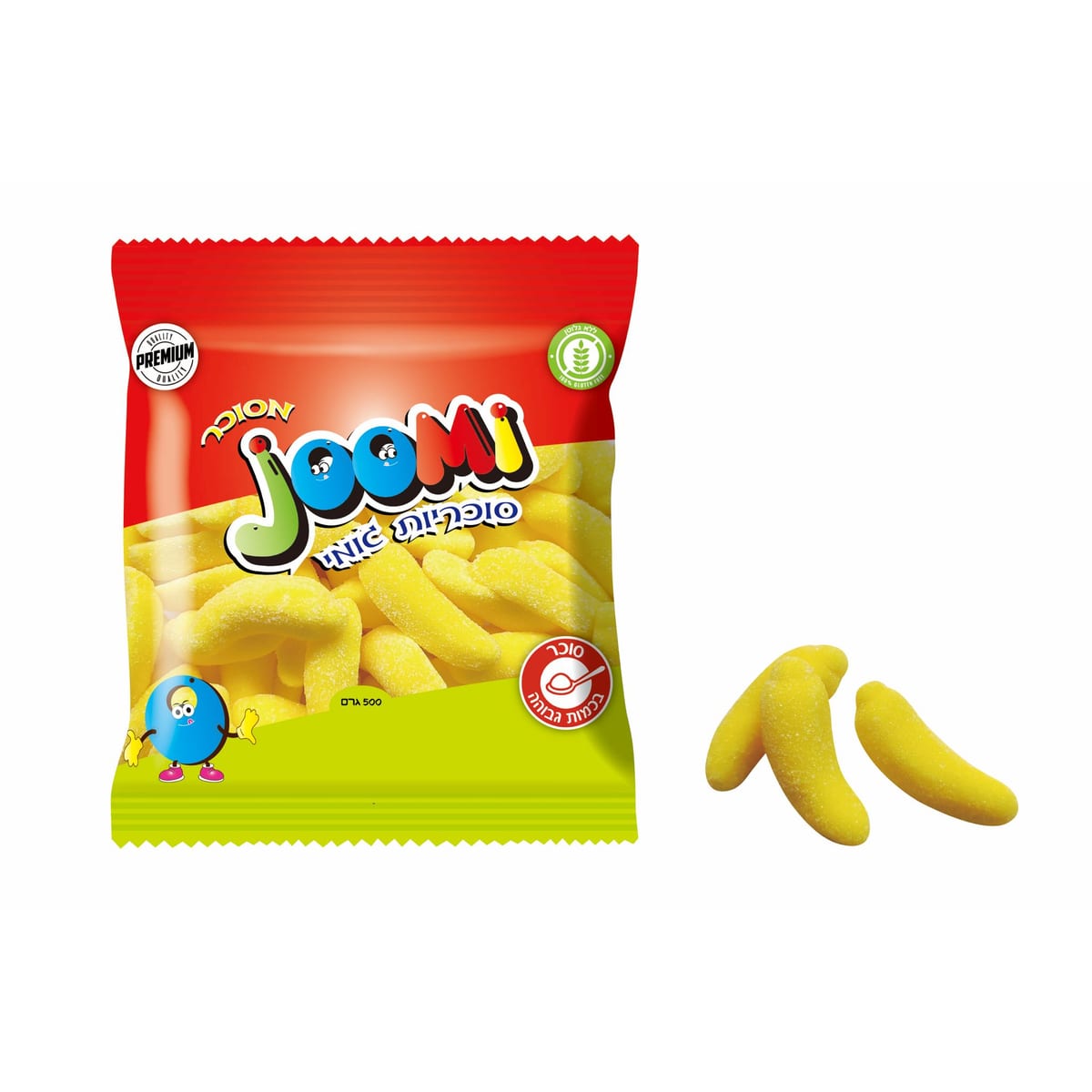 גו'מי בננה פרווה בד"צ 500 גרם 1/20