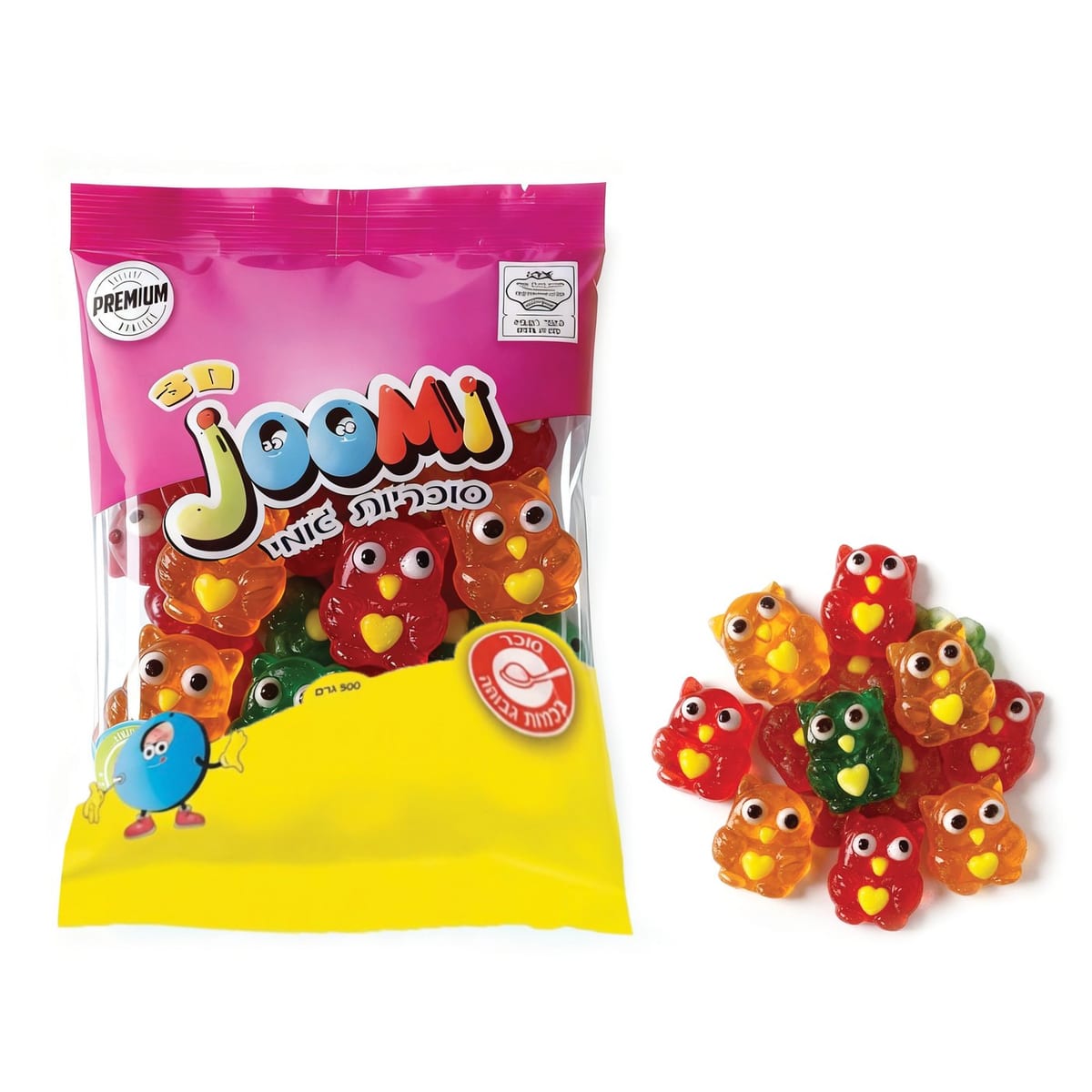 3D גו'מי ינשוף מעוצב פרווה בד"צ 500 גרם 1/20