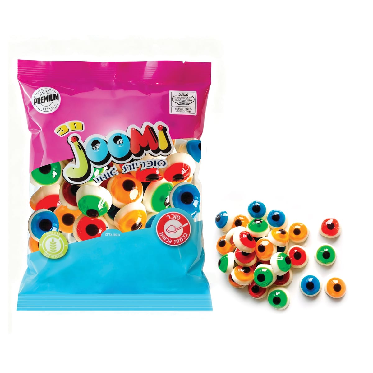3D גו'מי מיקס עיניים פרווה בד"צ 500 גרם 1/20